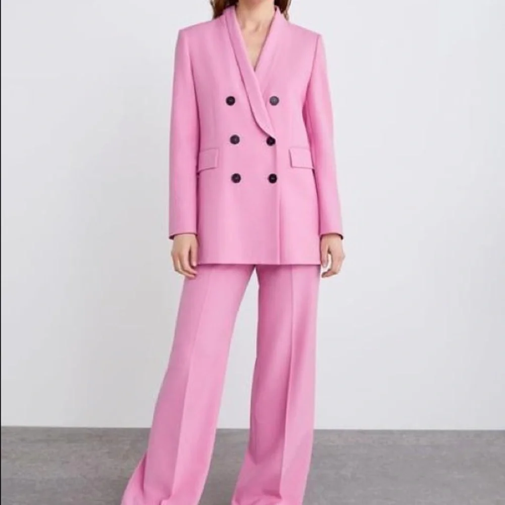 🦄Zara palazzo pink pants - Picture 3 of 4